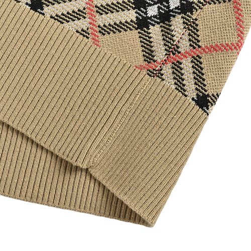 Burberry Argyle Knit Sweater