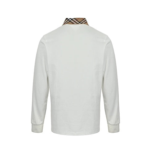 Burberry Long-Sleeve Polo Shirt