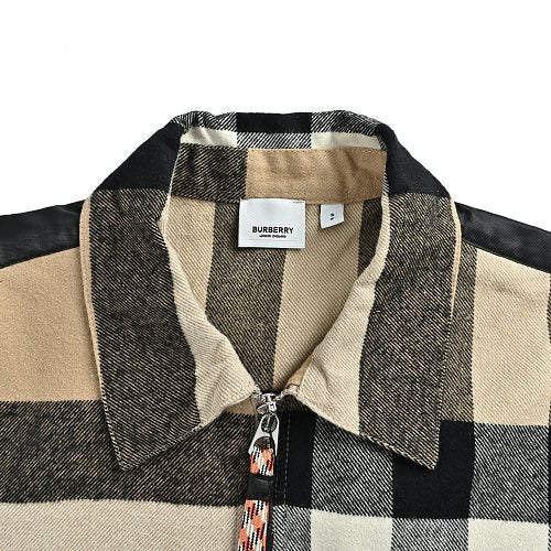 Burberry Plaid Shirt Jacket