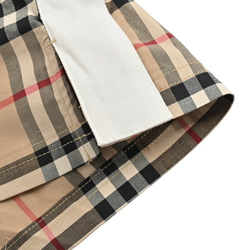 Burberry Webbing-detail plaid shorts