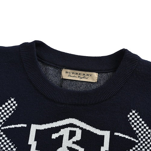 Burberry Jacquard Crew-Neck Sweater