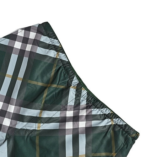 Burberry Diagonal Plaid Beach Shorts