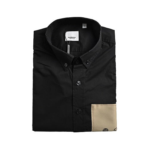 Burberry Patch-Detail Plaid Shirt