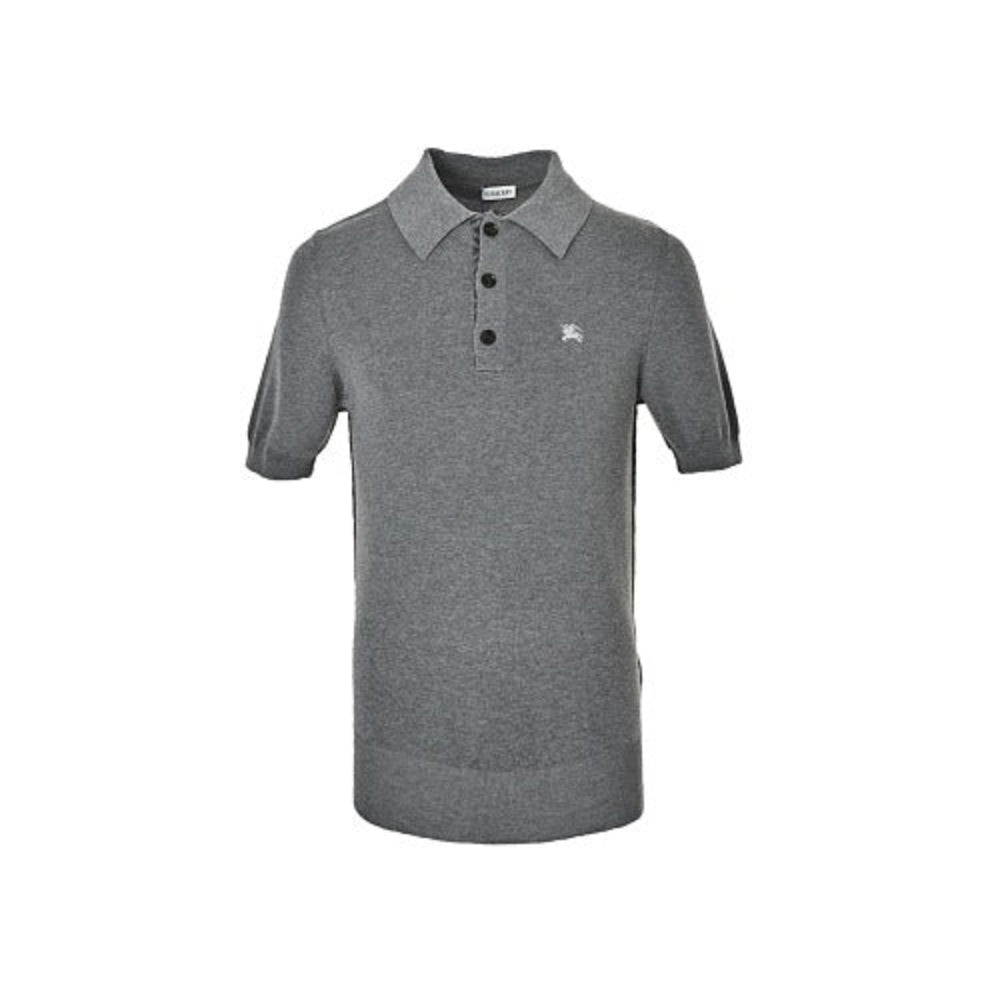 Burberry Short-Sleeve Knitted Polo Shirt
