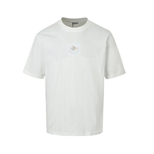 Burberry Short-Sleeve T-Shirt with Embossed Lettering