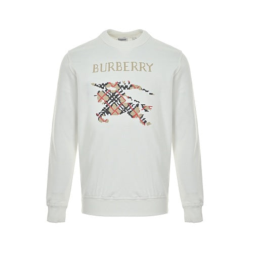 Burberry Embroidered Crew-Neck Sweatshirt