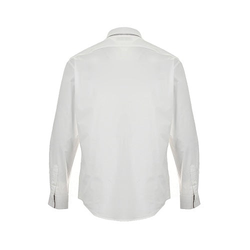 Burberry Small Logo Embroidered Shirt