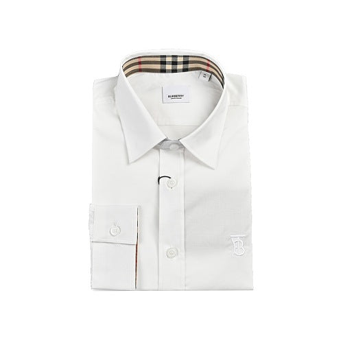 Burberry Small Logo Embroidered Shirt