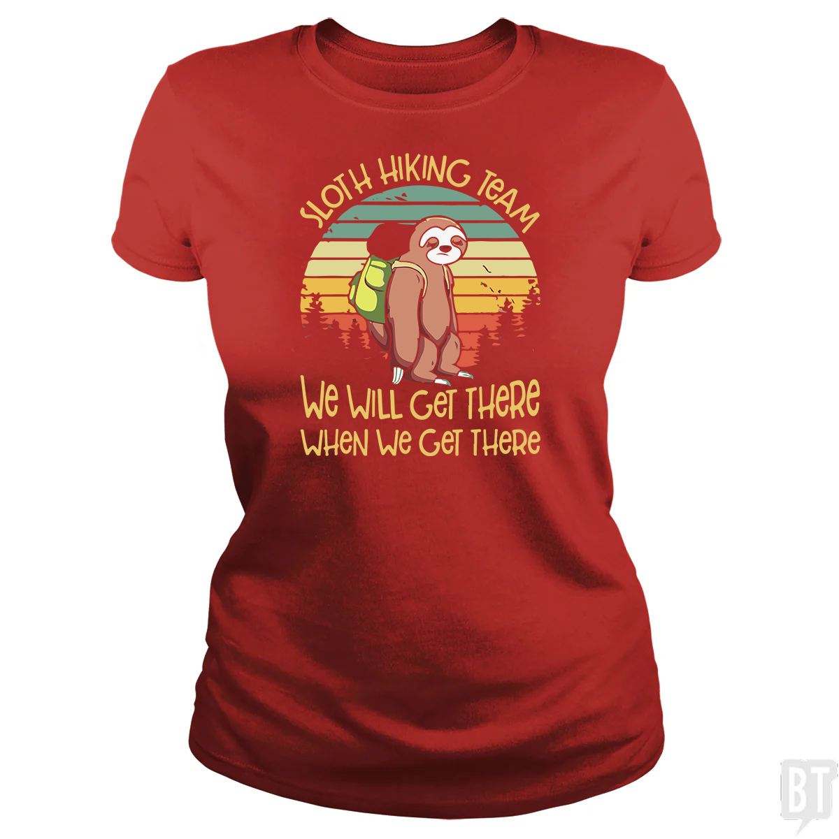 Funny Sloth Hiking Team