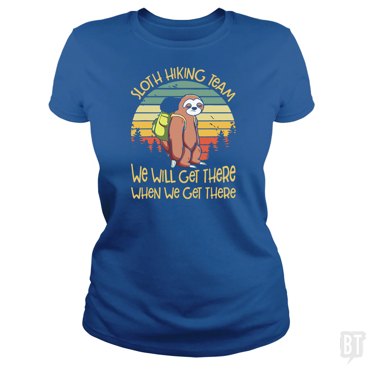 Funny Sloth Hiking Team