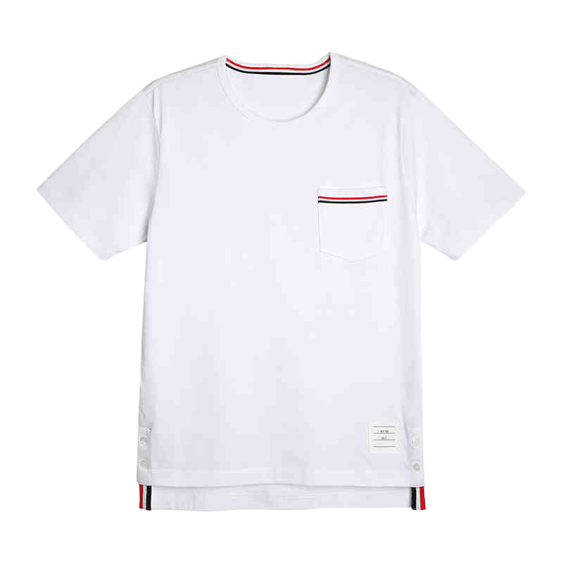 Thom BrowneCouple's Cotton Henley Shirt | 100% Cotton | Made in Japan