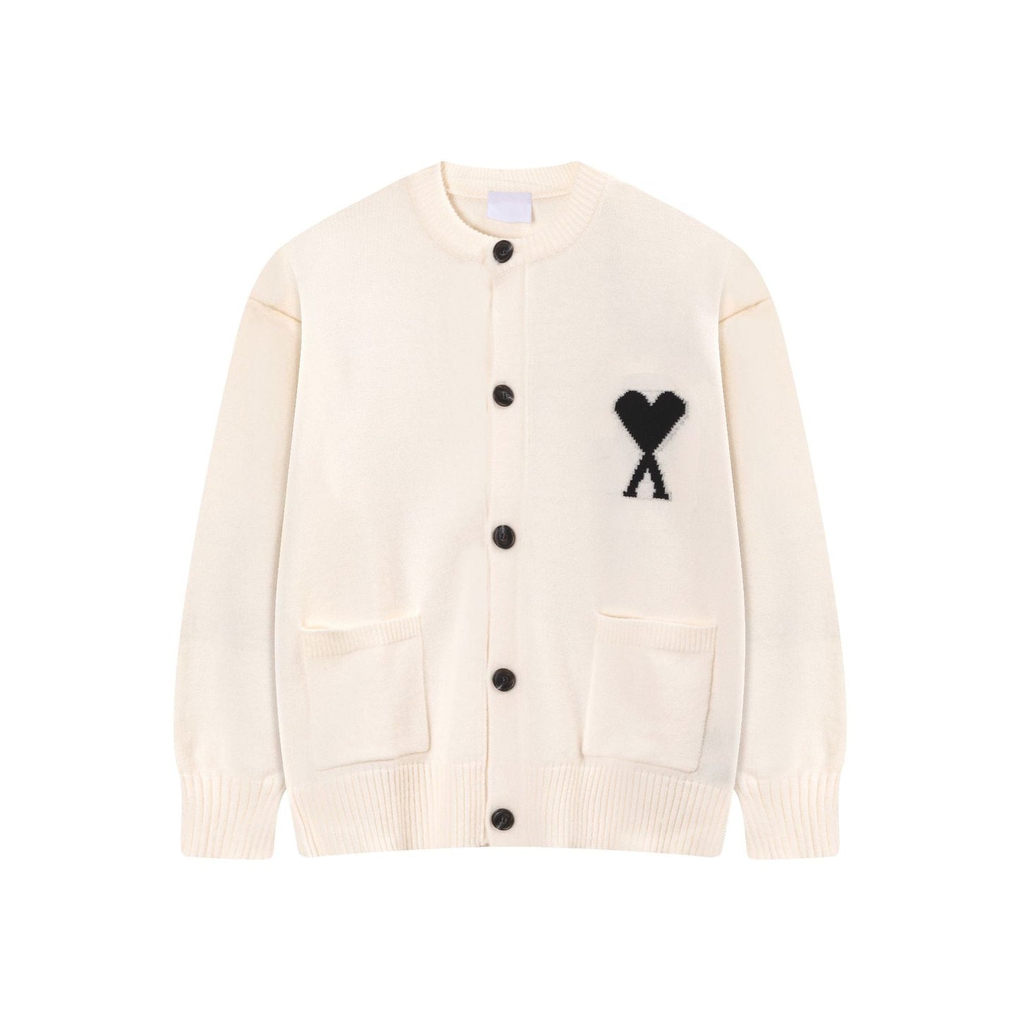 AMI PARISPremium Cotton Knitted Cardigan (6 Colors)