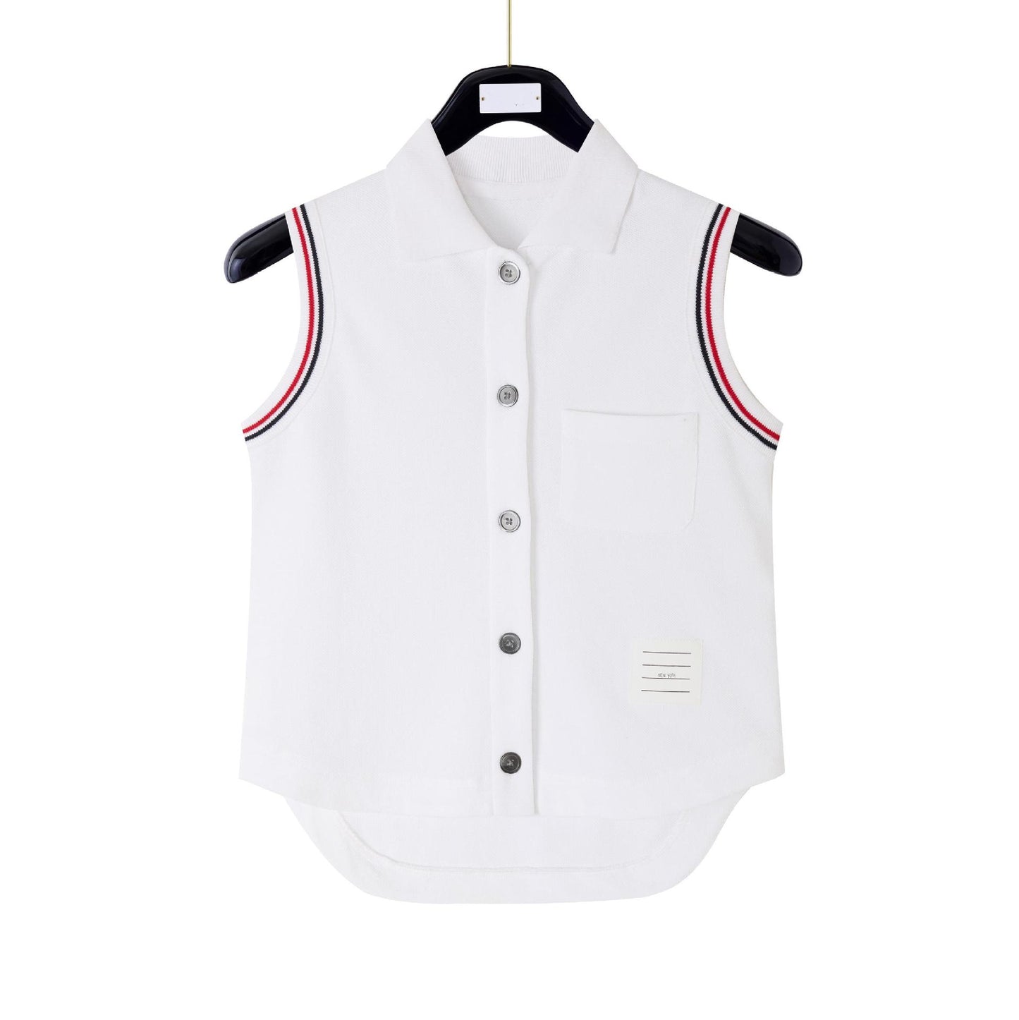 New Sleeveless Lapel Cardigan Vest