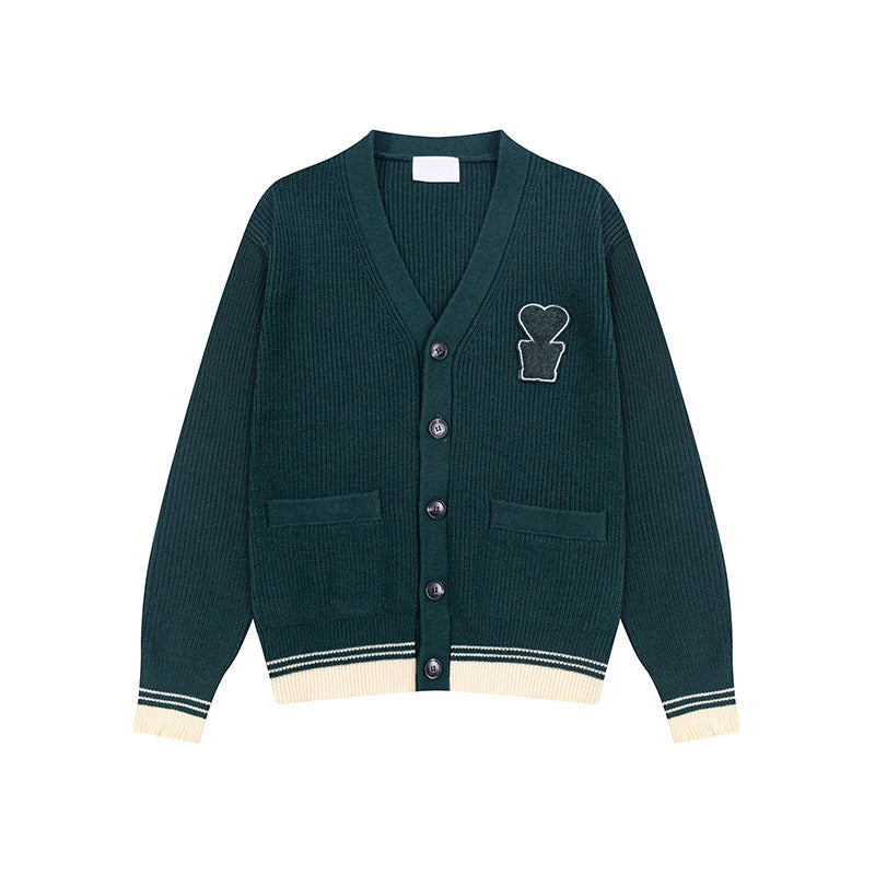 AMI PARISPremium Cotton Knitted Sweater & Vest Collection (7 Styles)