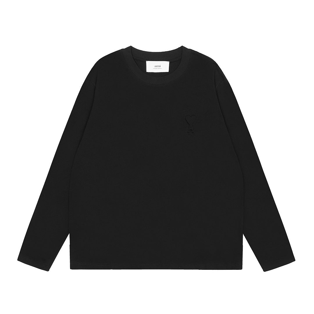 AMIPARIS Long Sleeve Cotton T-Shirt