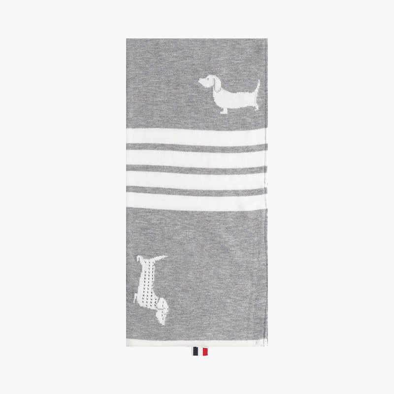 Thom BrownePremium 100% Cotton Scarf - Unisex Japanese Crafted Winter Accessory