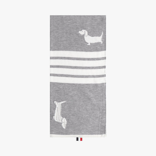 Thom BrownePremium 100% Cotton Scarf - Unisex Japanese Crafted Winter Accessory