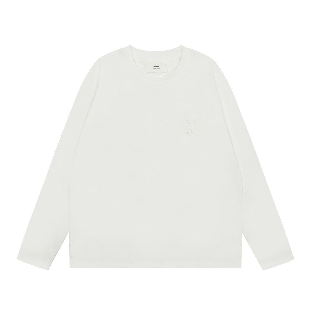 AMIPARIS Long Sleeve Cotton T-Shirt