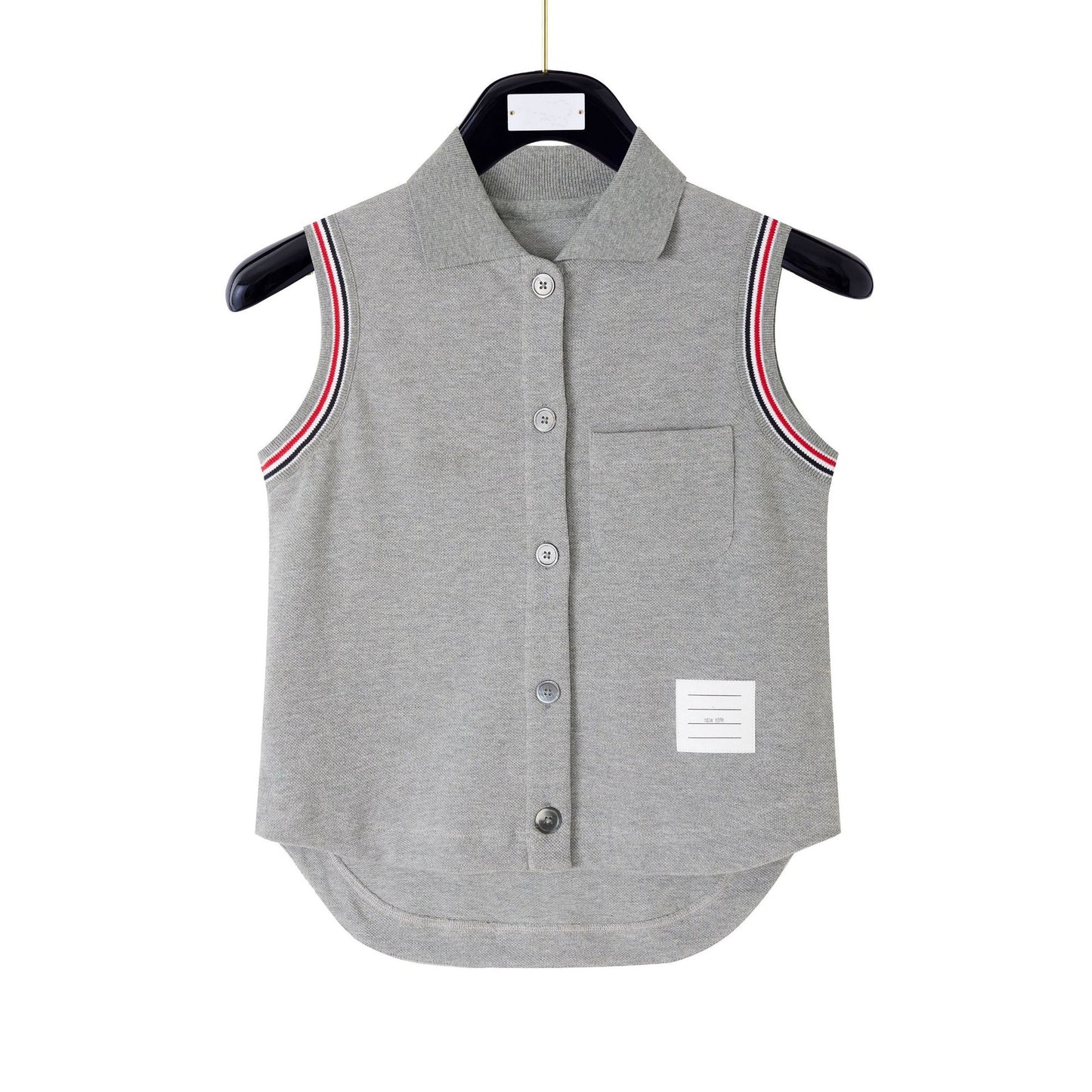 New Sleeveless Lapel Cardigan Vest