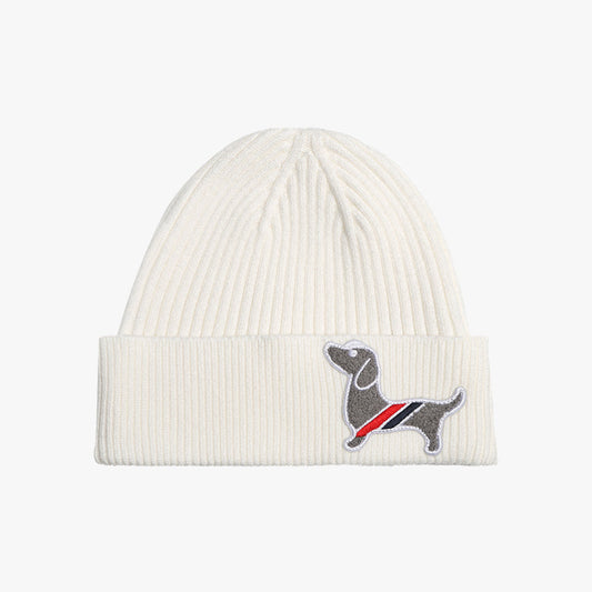 Thom BrownePremium 100% Cotton Knitted Beanie - Japanese Craftsmanship (Unisex)