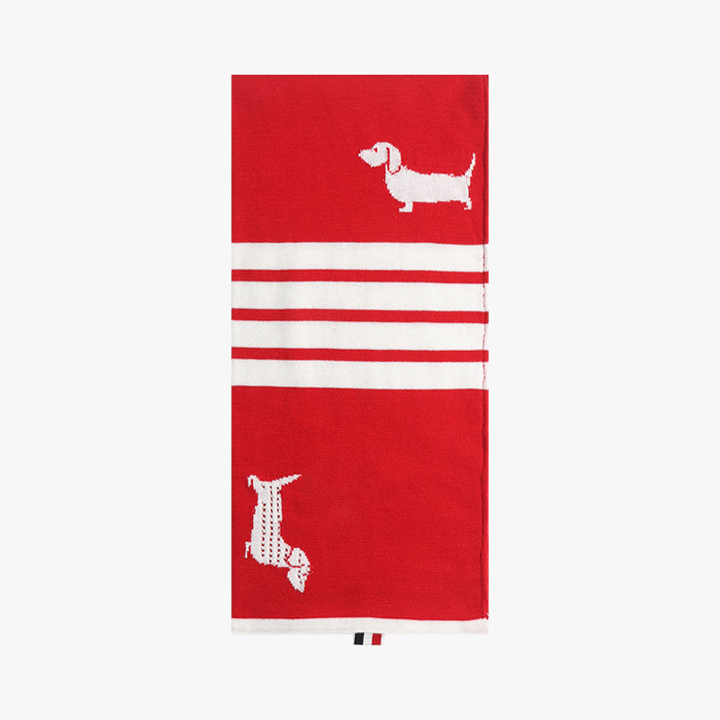 Thom BrownePremium 100% Cotton Scarf - Unisex Japanese Crafted Winter Accessory