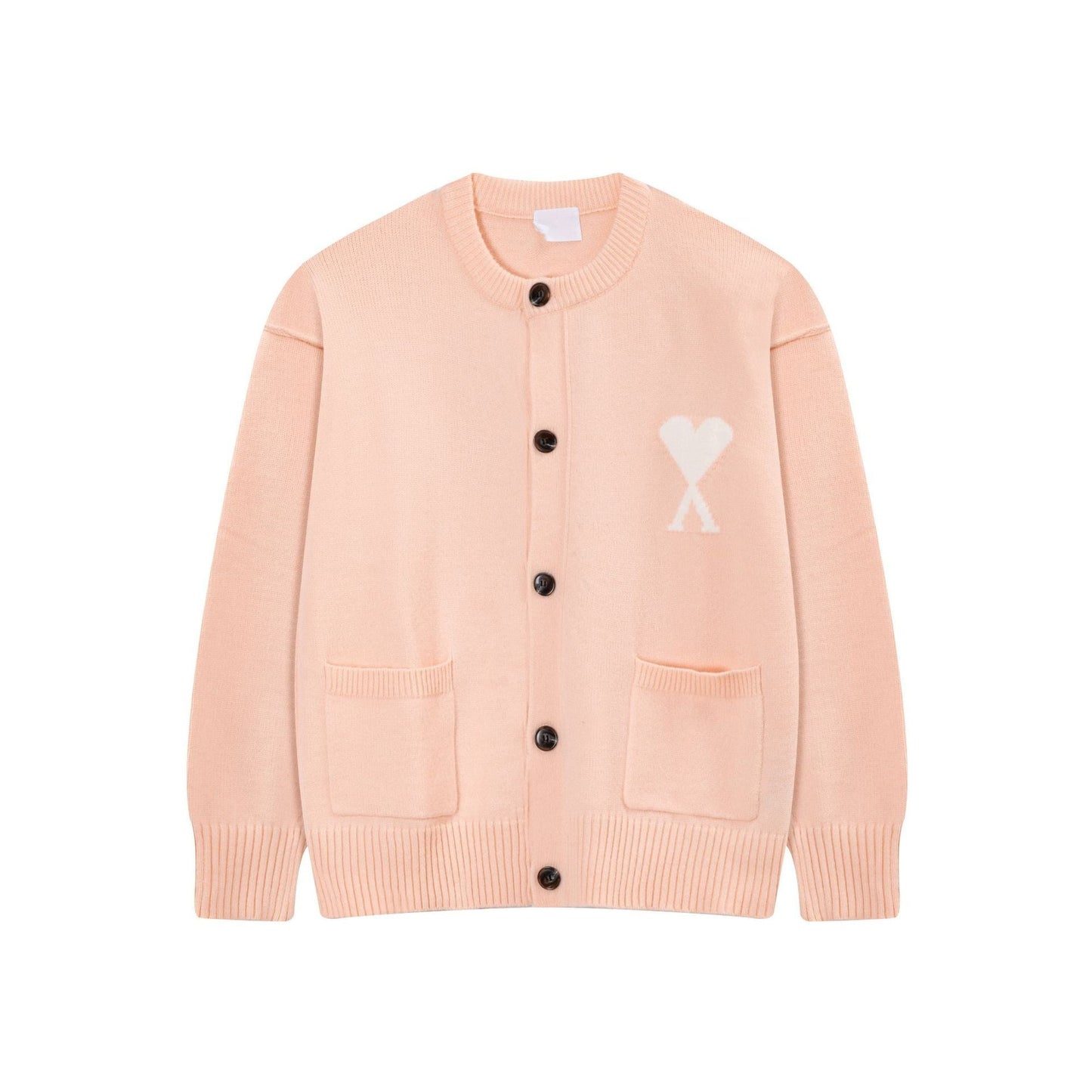 AMI PARISPremium Cotton Knitted Cardigan (6 Colors)
