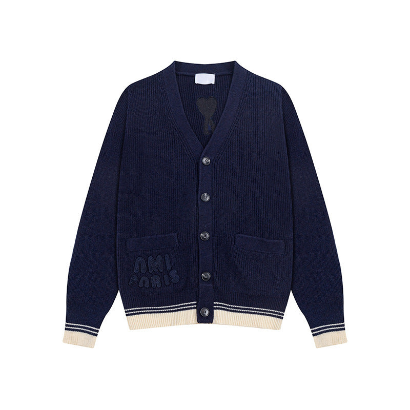 AMI PARISPremium Cotton Knitted Sweater & Vest Collection (7 Styles)