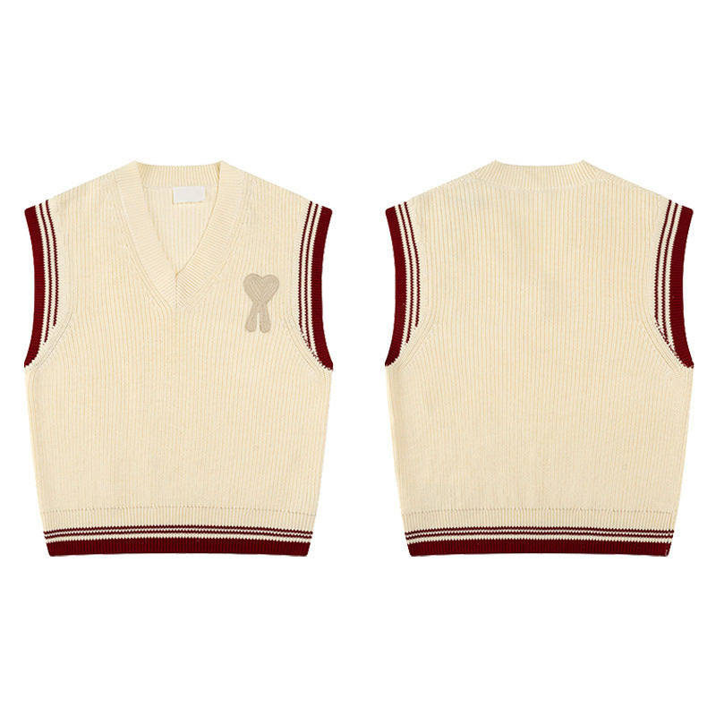 AMI PARISPremium Cotton Knitted Sweater & Vest Collection (7 Styles)