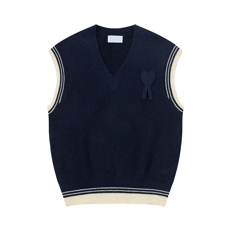 AMI PARISPremium Cotton Knitted Sweater & Vest Collection (7 Styles)