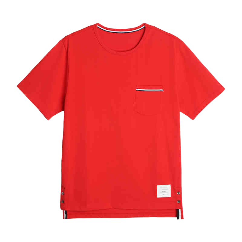 Thom BrowneCouple's Cotton Henley Shirt | 100% Cotton | Made in Japan