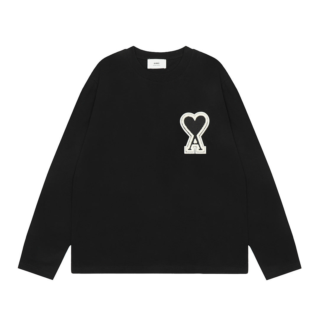 AMIPARIS Long Sleeve Cotton T-Shirt