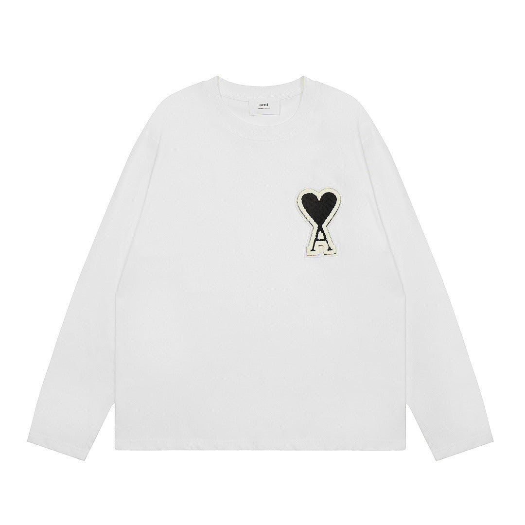 AMIPARIS Long Sleeve Cotton T-Shirt