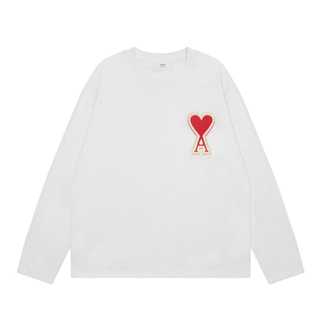 AMIPARIS Long Sleeve Cotton T-Shirt