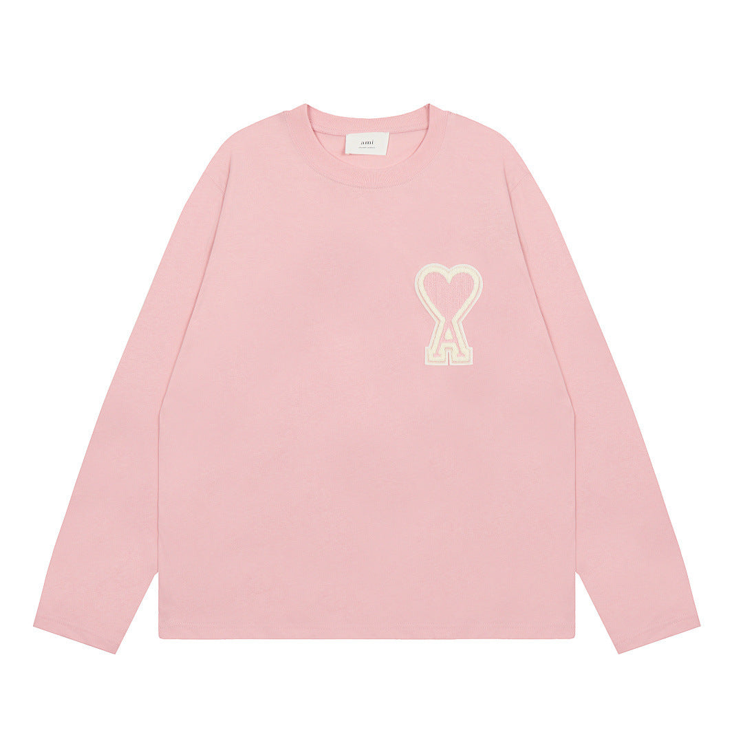 AMIPARIS Long Sleeve Cotton T-Shirt