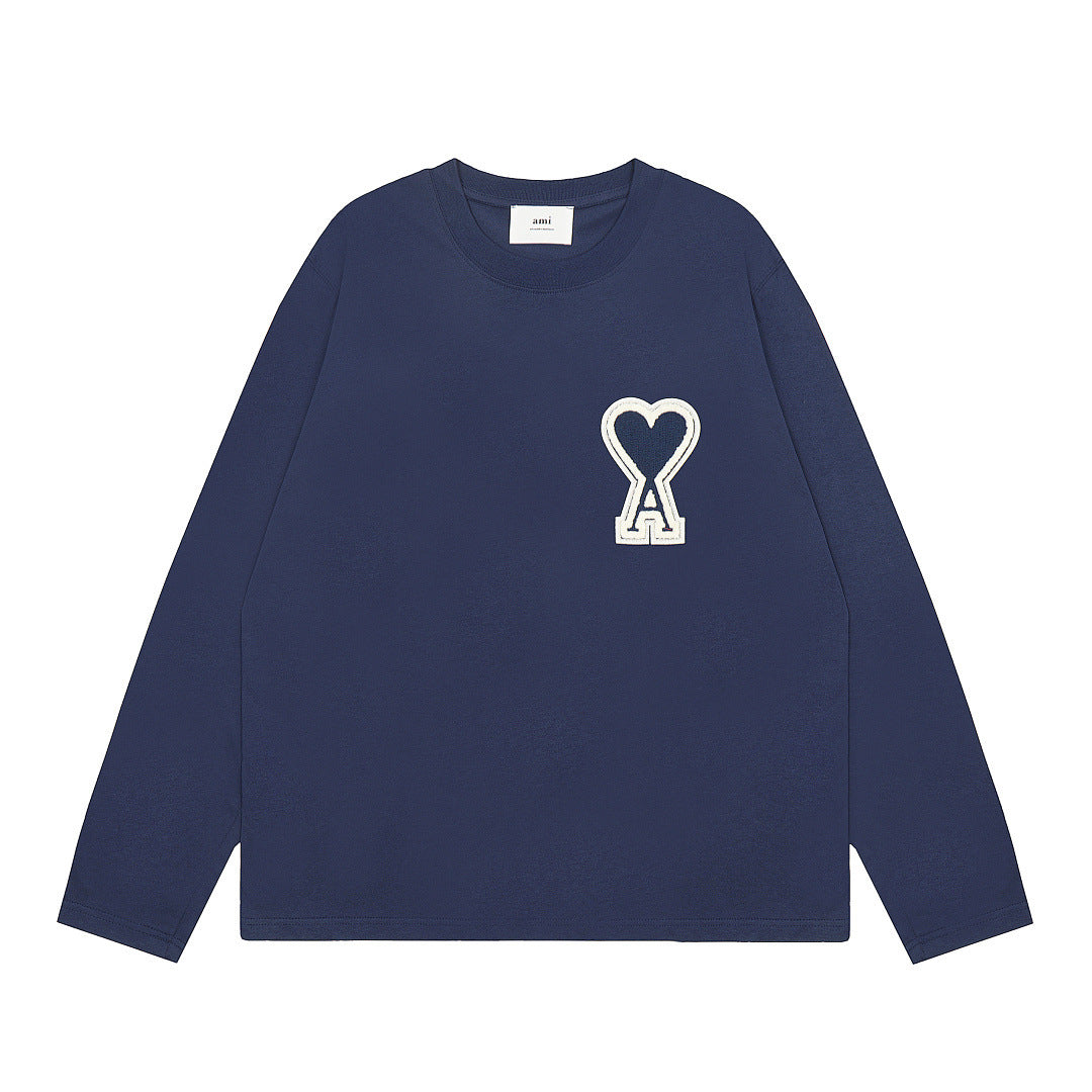 AMIPARIS Long Sleeve Cotton T-Shirt