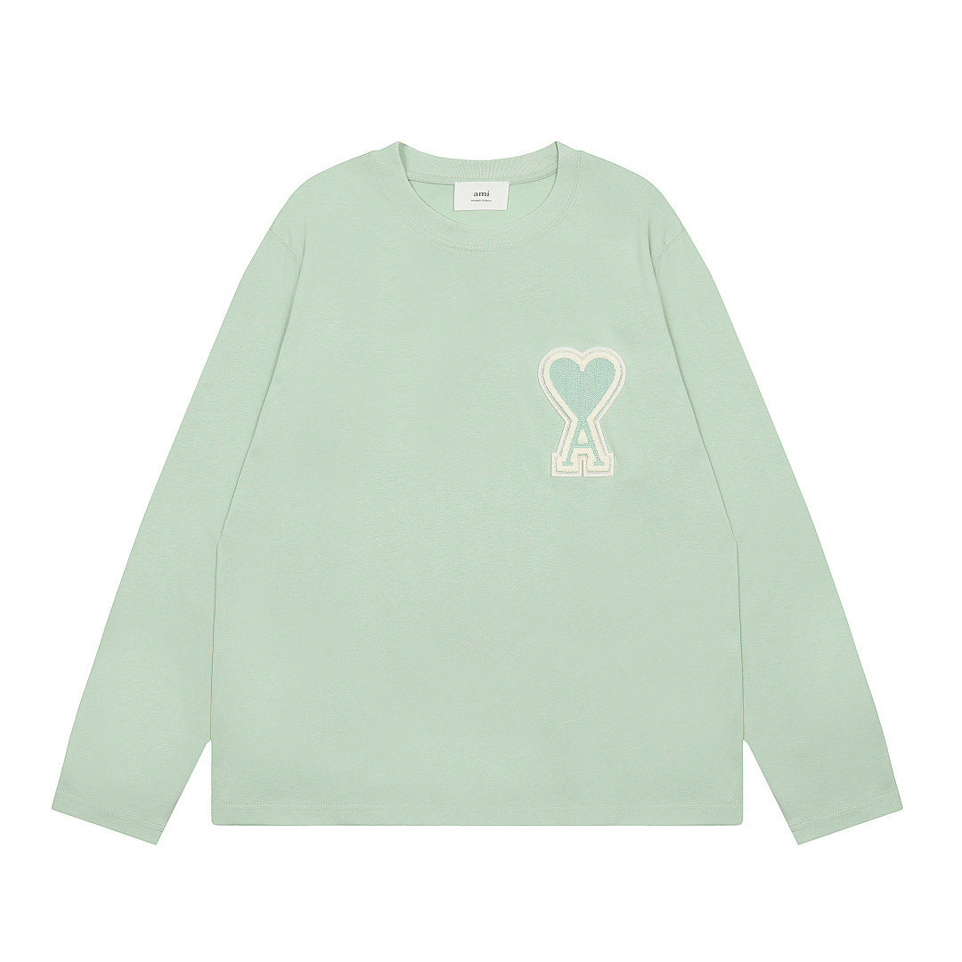 AMIPARIS Long Sleeve Cotton T-Shirt