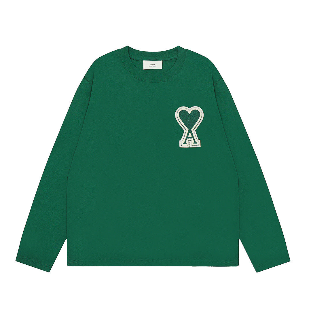AMIPARIS Long Sleeve Cotton T-Shirt