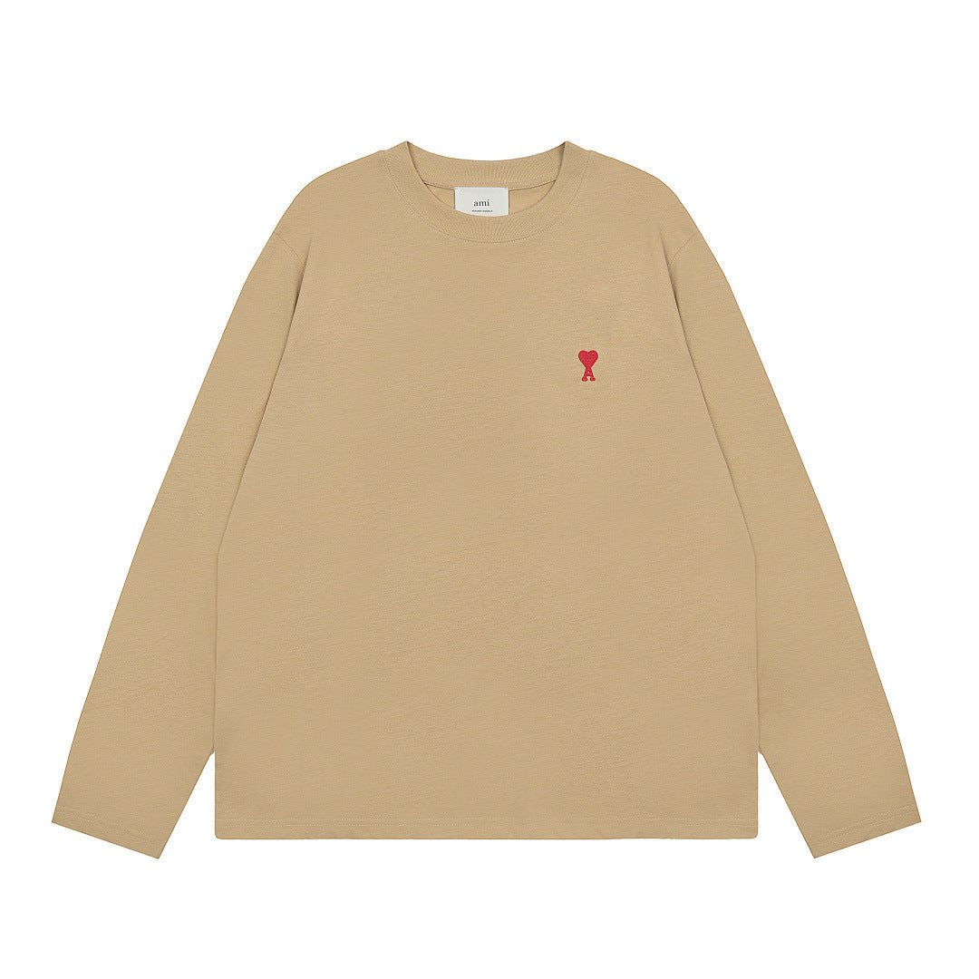 AMIPARIS Long Sleeve Cotton T-Shirt