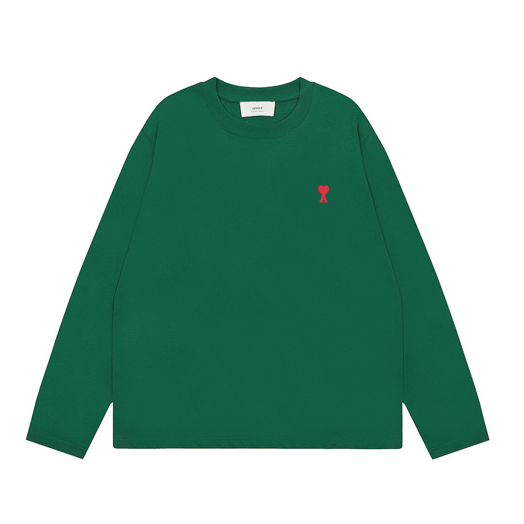 AMIPARIS Long Sleeve Cotton T-Shirt