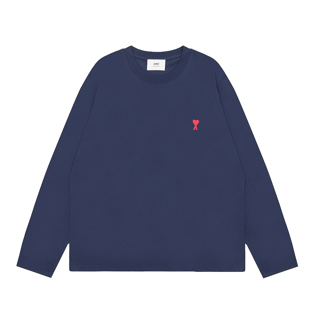 AMIPARIS Long Sleeve Cotton T-Shirt