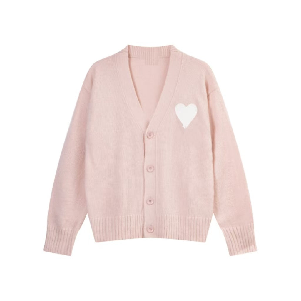AMIPARIS Premium Cotton Cardigan - Couples Collection (Pink & Blue)