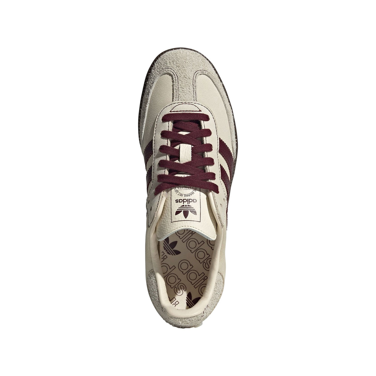 Womens adidas Samba OG Wonder White Maroon IG1987 - Image 5