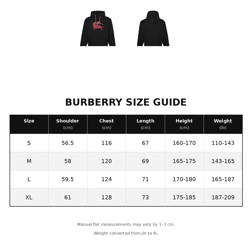 Burberry Embroidered Hooded Sweatshirt