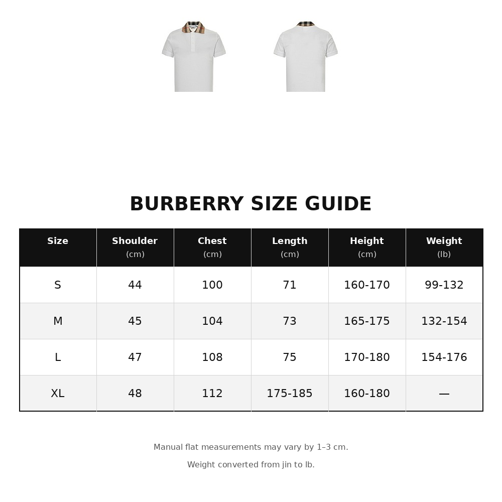 Burberry Polo Shirt with Plaid Collar
