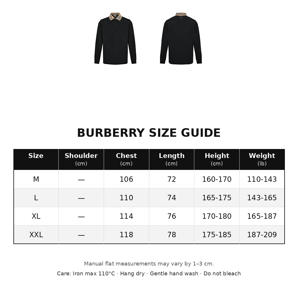 Burberry Long-Sleeve Polo Shirt