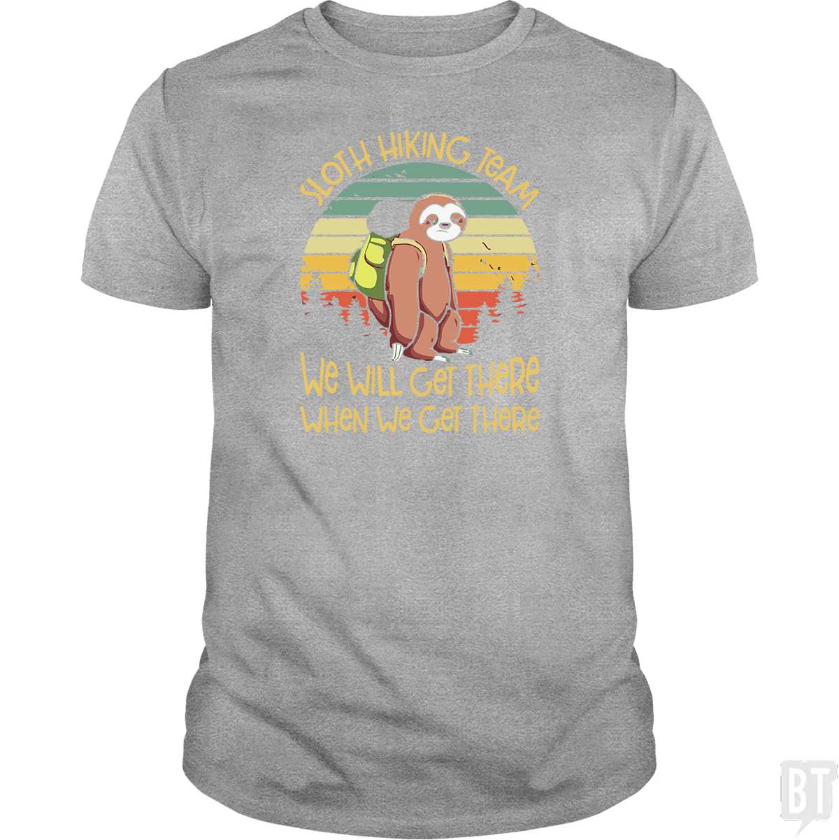 Funny Sloth Hiking Team