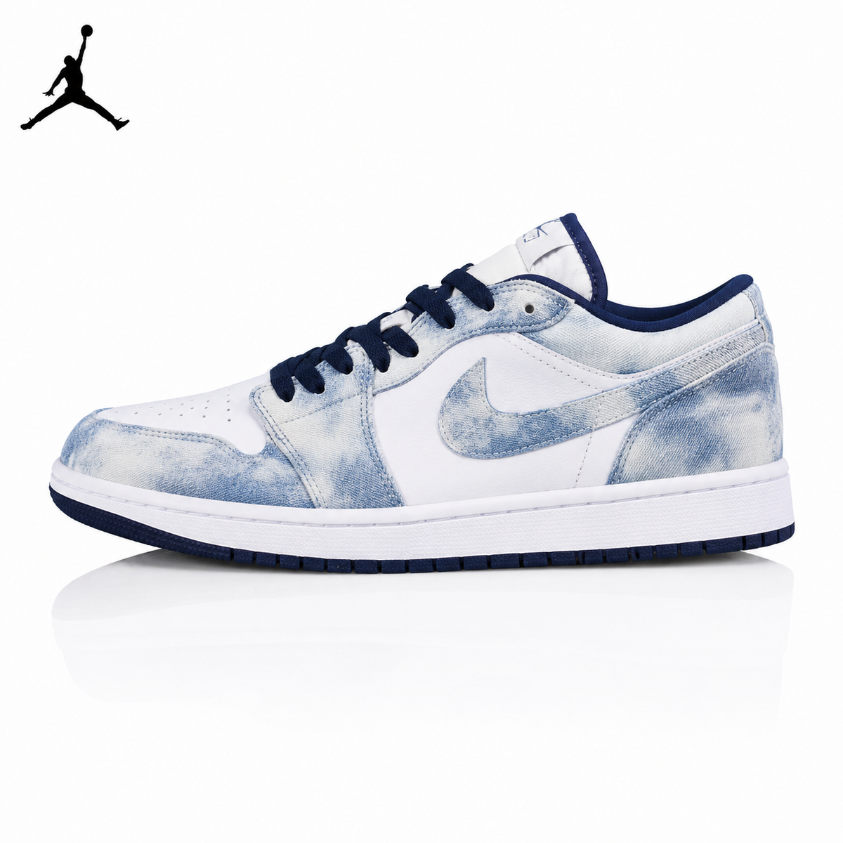 Air Jordan 1 Low Washed Denim Tie-Dye CZ8455-100