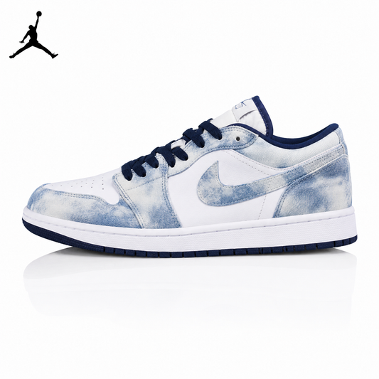 Air Jordan 1 Low Washed Denim Tie-Dye CZ8455-100