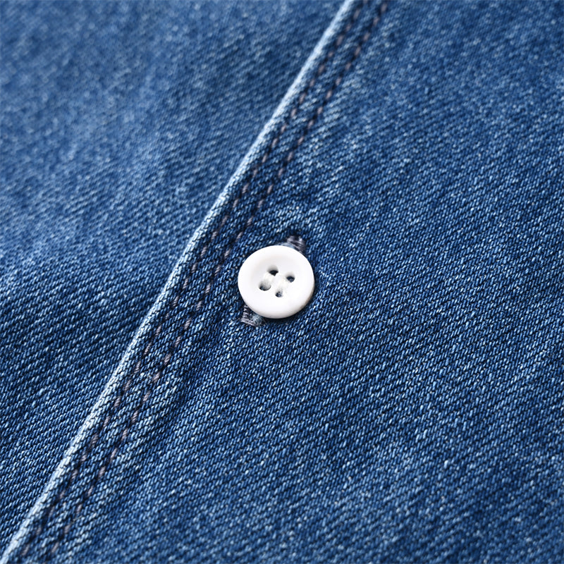 LOEWE Short-Sleeve Denim Shirt
