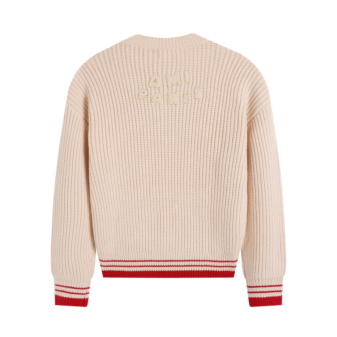 AMIPARIS Cotton & Wool Sweater - Premium Blend Knitwear